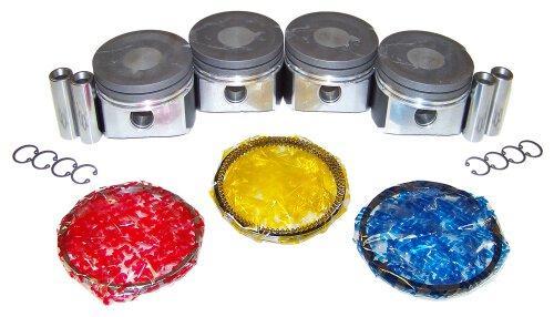 dnj piston set 1999-2006 audi,volkswagen beetle,tt,tt quattro l4 1.8l prk800a