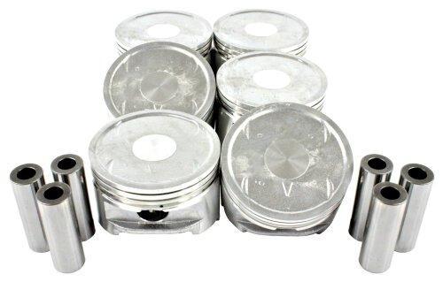 dnj piston set 2000-2005 chrysler,dodge,mitsubishi montero sport,sebring,stratus v6 3.0l p131.20