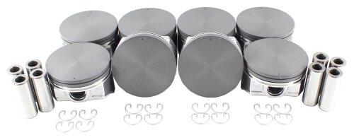 dnj piston set 2004-2009 buick,cadillac,chevrolet rainier,rainier,escalade v8 4.8l,5.3l p3168.20