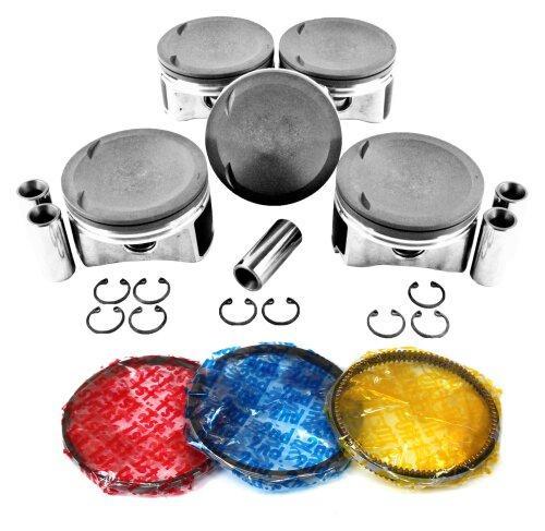 dnj piston set 2005-2014 volkswagen jetta,jetta,beetle l5 2.5l prk813