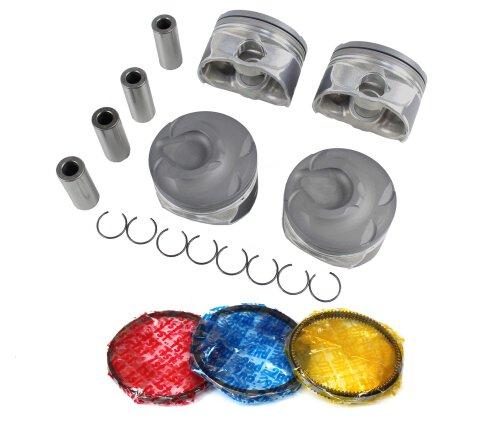 dnj piston set 2007-2016 buick,chevrolet,pontiac solstice,sky,cobalt l4 2.0l prk323