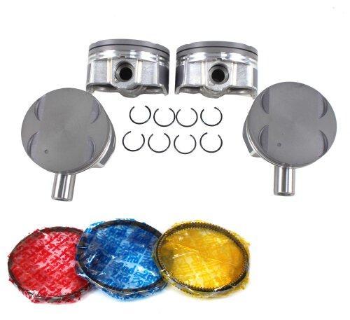 dnj piston set 2009-2011 chevrolet,pontiac aveo,aveo5,g3 l4 1.6l prk340