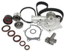 dnj timing belt kit with water pump 1993-1994 eagle,mitsubishi,plymouth talon,talon,eclipse l4 2.0l tbk107wp