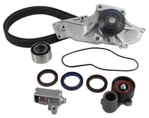 dnj timing belt kit with water pump 1997-2002 acura,honda cl,cl,accord v6 3.0l,3.2l,3.5l tbk284cwp