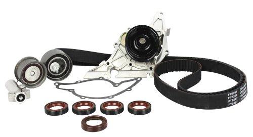 dnj timing belt kit with water pump 1998-2005 audi,volkswagen a6,a6 quattro,passat v6 2.8l tbk804awp