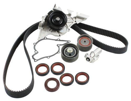 dnj timing belt kit with water pump 2000-2005 audi a6 quattro,s4,a6 quattro v6 2.7l tbk804wp