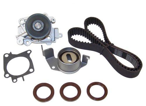 dnj timing belt kit with water pump 2002-2007 mitsubishi lancer,lancer,lancer l4 2.0l tbk159wp