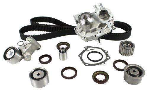 dnj timing belt kit with water pump 2002-2015 saab,subaru impreza,impreza,baja h4 2.0l,2.5l tbk718wp