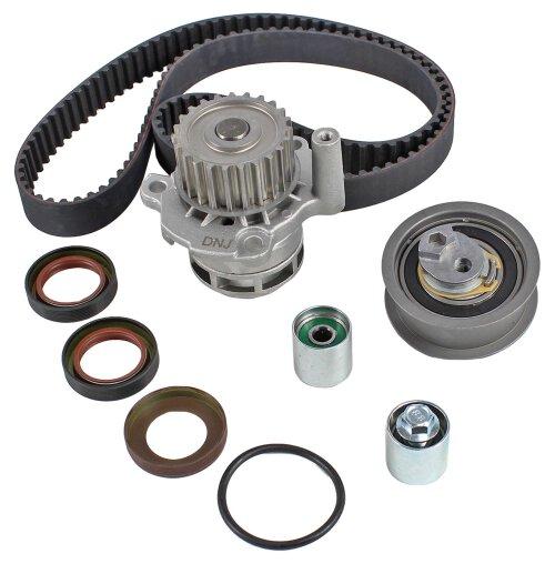 dnj timing belt kit with water pump 2005-2013 audi,volkswagen a4,a4 quattro,a3 l4 2.0l tbk802wp