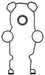dnj timing cover gasket set 2003-2010 dodge viper,ram 1500,viper v10 8.3l,8.4l tc1183