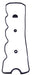 dnj valve cover gasket set 1981-1989 chrysler,dodge,mazda aries,challenger,reliant l4 2.6l vc101g