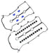 dnj valve cover gasket set 1995-2002 mazda millenia,millenia,millenia v6 2.3l vc442g