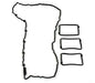 dnj valve cover gasket set 2010-2016 bmw 535i gt,135i,335i l6 3.0l vc858g