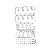 dnj valve cover gasket set 2010-2016 chevrolet,gmc express 2500,express 2500,express 3500 v8 6.6l vc3223g