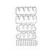 dnj valve cover gasket set 2010-2016 chevrolet,gmc express 2500,express 2500,express 3500 v8 6.6l vc3223g