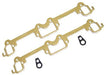 dnj exhaust manifold gasket set 1976-1992 chrysler,dodge,plymouth cordoba,cordoba,newport v8 5.2l,5.9l eg1153